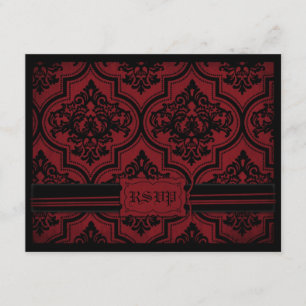 Vampir-Braut RSVP-Karte D RSVP Karte