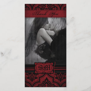 Vampir-Braut TY Photo Card Dankeskarte