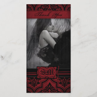 Vampir-Braut TY Photo Card Dankeskarte