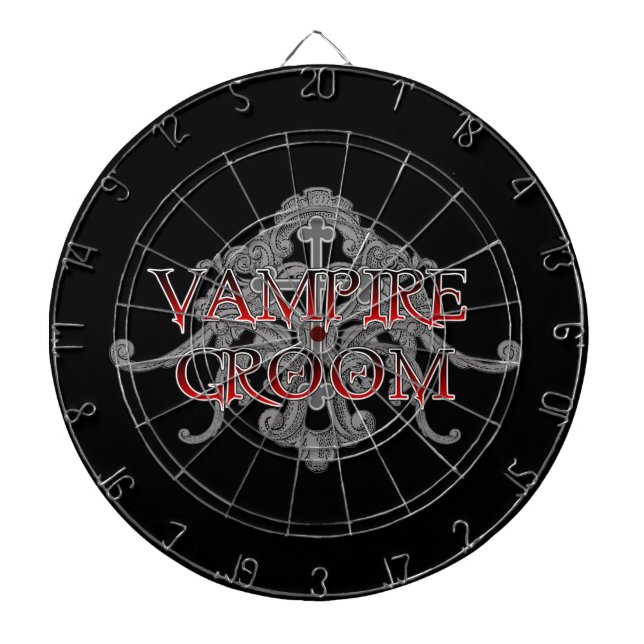 Vampir Bräutigam Dartscheibe (vorne)