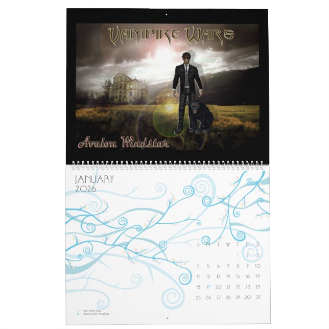 Vampir Calander Kalender (Jan 2026)