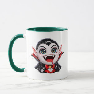 Vampir-Cartoon süßer Chibi-Charakter Gruselig Tasse