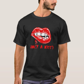 Vampir Culture Halloween Extravagant du einen Kiss T-Shirt