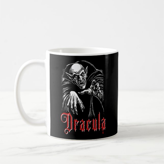 Vampir Dracula Kaffeetasse (Links)