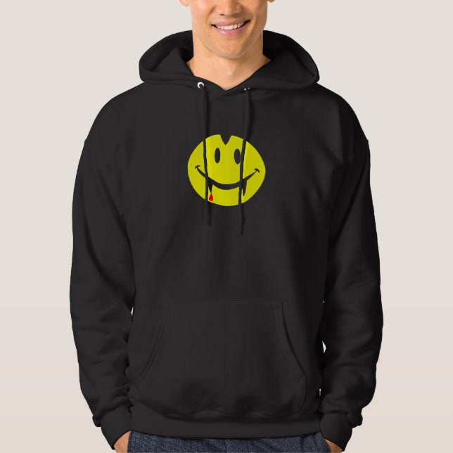 Vampir Emoji dracula Hoodie (Vorderseite)