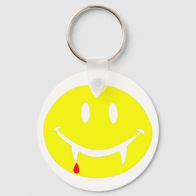 Vampir Emoji dracula Schlüsselanhänger (Vorderseite)