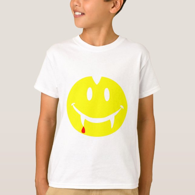 Vampir Emoji dracula T-Shirt (Vorderseite)