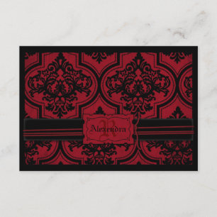 Vampir-Geburtstags-Antwortkarte RSVP Karte