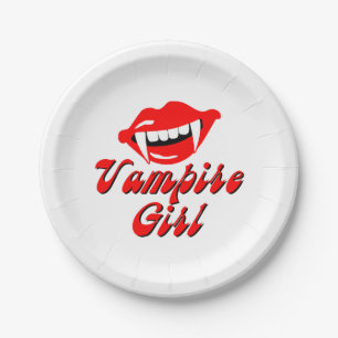 Vampir Girl Pappteller