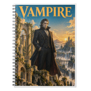 Vampir, Gothic Fantasy Monster Notizblock