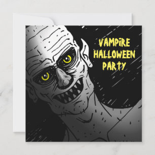 Vampir-Halloween-Party-Einladung Einladung