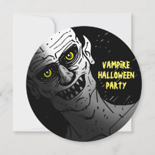 Vampir-Halloween-Party-Einladung Einladung