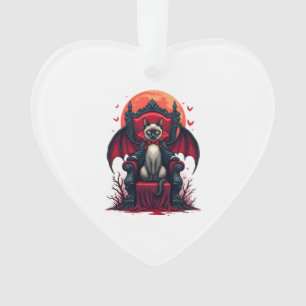 Vampir-Katzenlord Ornament