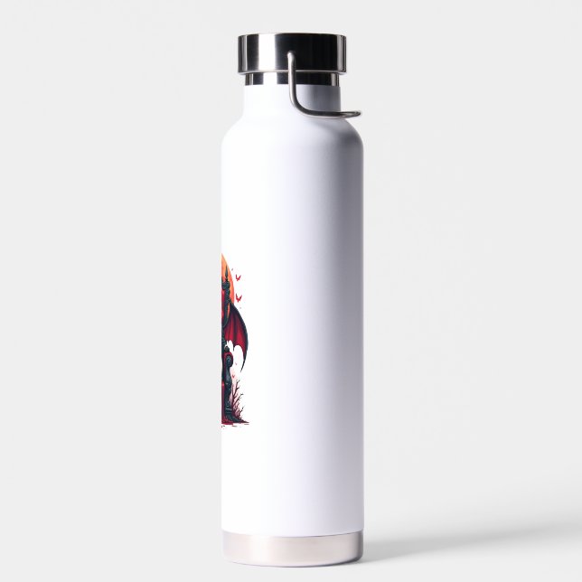 Vampir-Katzenlord Trinkflasche (Links)