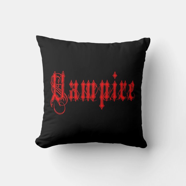 Vampir Kissen (Vorderseite)