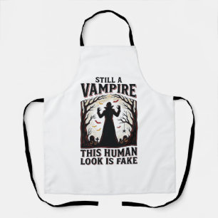 Vampir-Kostüm-Shirt Lustiges Halloween-Mensch-Verk Schürze