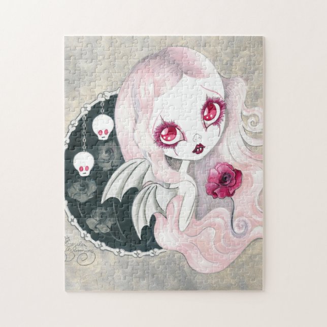 Vampir-Mädchen: "Arabella" Puzzle (Vertikal)