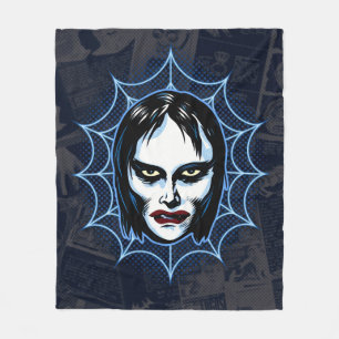 Vampir-Mädchen Vintage-Monster-Maske Horror-Fleece Fleecedecke