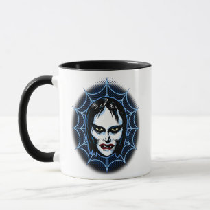 Vampir-Mädchen Vintage-Monster-Maske Horror Zweifa Tasse