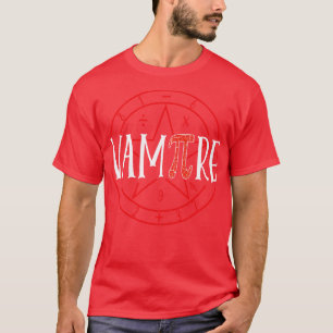 Vampir-Mathe-Lehrer Lustiges Halloween T-Shirt