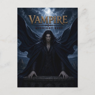 Vampir Mitternacht Keep Dark Cinema Postkarte