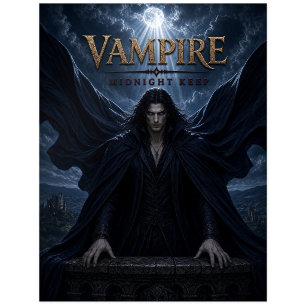 Vampir Mitternacht Keep Dark Cinema Postkarte