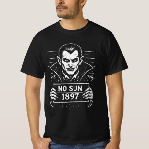 Vampir-Mugshot – Keine Sonne 1897 T-Shirt