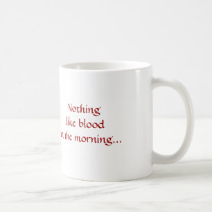 Vampir, nichts mögen Blut morgens… Tasse