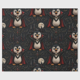 Vampir-Pinguin-Geschenkpapier Geburtstage Weihnach Geschenkpapier