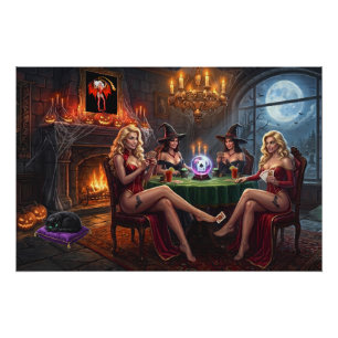 Vampir-Poker-Mädchen wollen einfach nur Spaß haben Poster