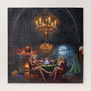 Vampir-Poker-Mädchen wollen einfach nur Spaß haben Puzzle