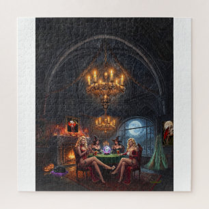 Vampir-Poker-Mädchen wollen einfach nur Spaß haben Puzzle