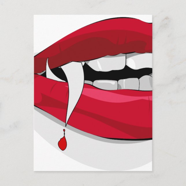 Vampir Postkarte (Vorderseite)