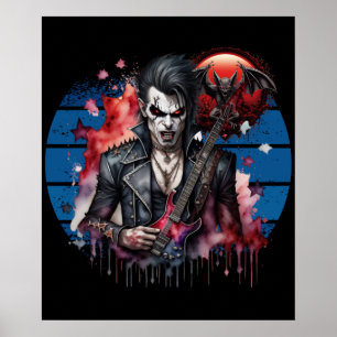 Vampir Rocker Poster