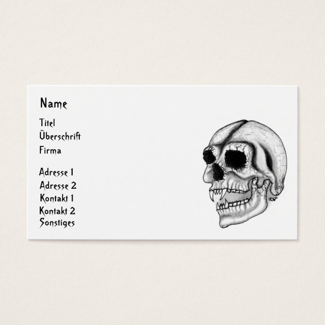 Vampir Skull (Vorderseite)