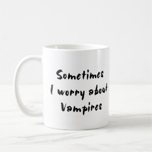 Vampir Sorgen um Kaffeetasse