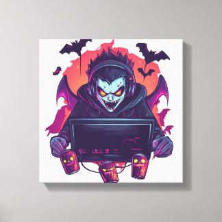 Vampir-Spieler Leinwanddruck