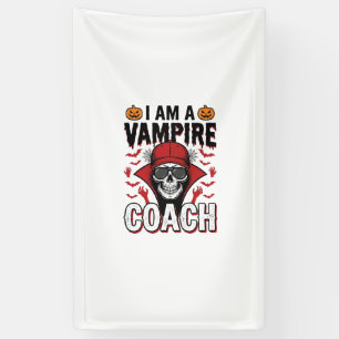 Vampir-Trainer Halloween-Totenkopf-Vintage-Shirt-D Banner