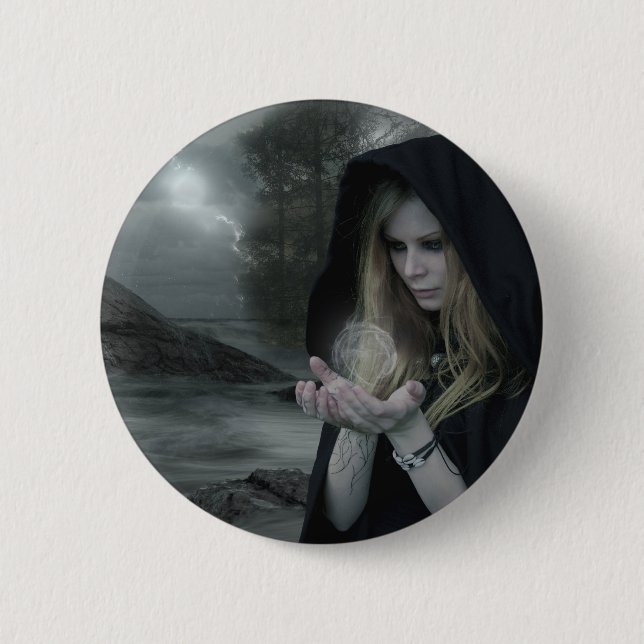 Vampir u. Hexerei Button (Vorderseite)