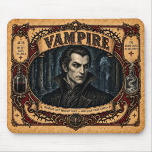Vampir, Vintage-Zirkusmonster Mousepad