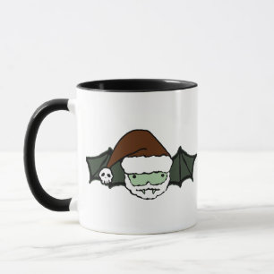 Vampir-Weihnachtsmann-Fledermaus Tasse