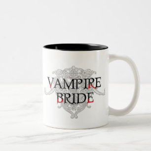 Vampirbraut-Tasse Zweifarbige Tasse