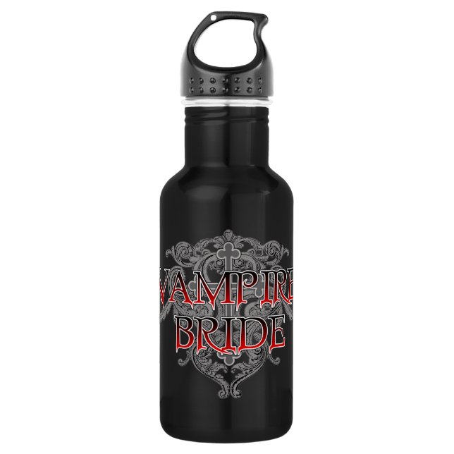 Vampirbraut Trinkflasche (Vorderseite)