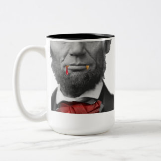 Vampire Abe Lincoln Tasse