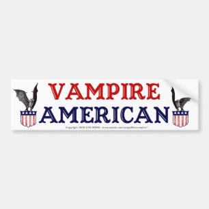 Vampire American Autoaufkleber