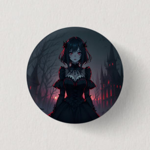 Vampire Anime Girl 1 Button