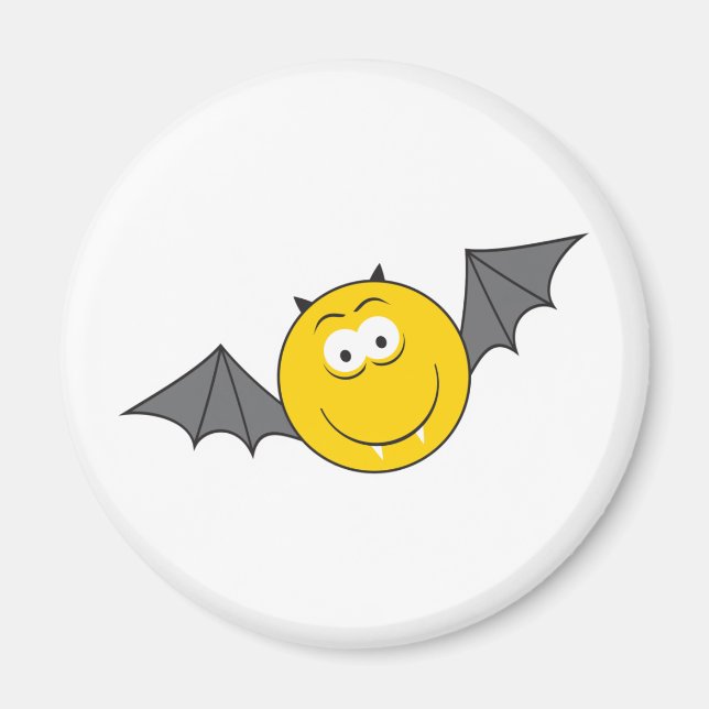 Vampire Bat Face Magnet (Vorne)