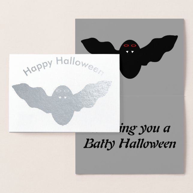 Vampire Bat Foil Card Folienkarte (Anzeige)