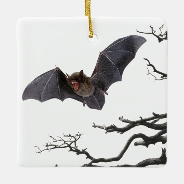 Vampire Bat, Gothic, Dracula, Bat, Keramikornament (Vorderseite)