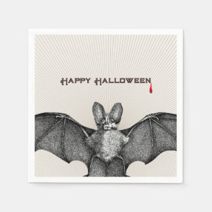 Vampire Bat Halloween Serviette